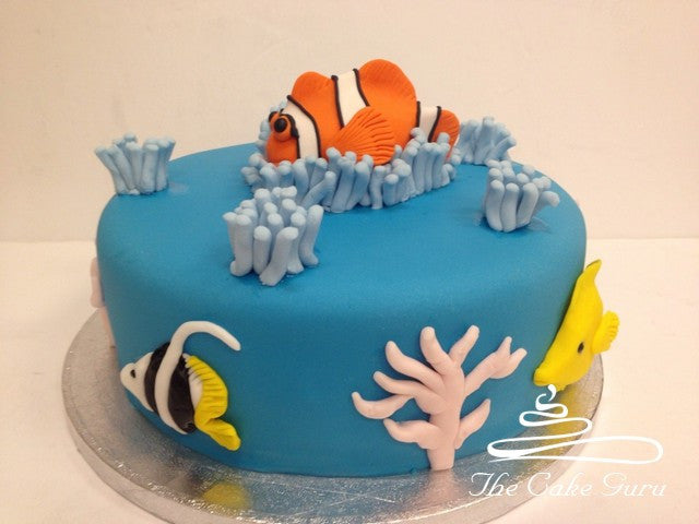Tropical Fish Birthday Cake