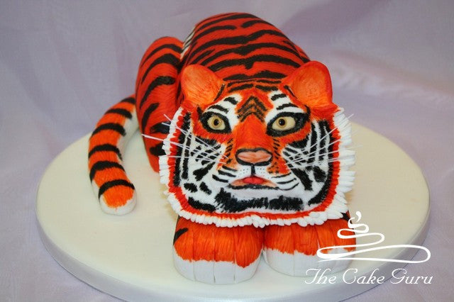 Tiger Carved Cake