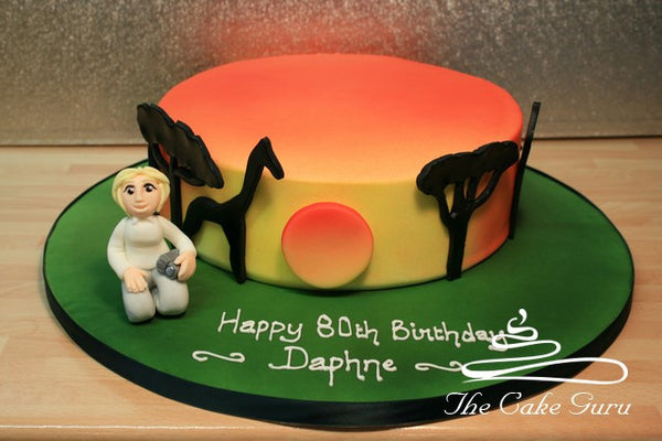 Safari Sunset Cake