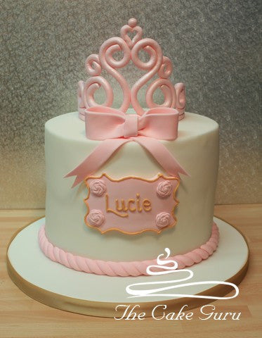 Pink Tiara Birthday Cake