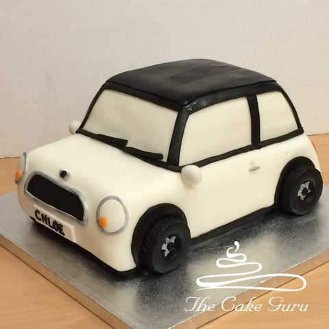 Mini Cooper Carved Cake