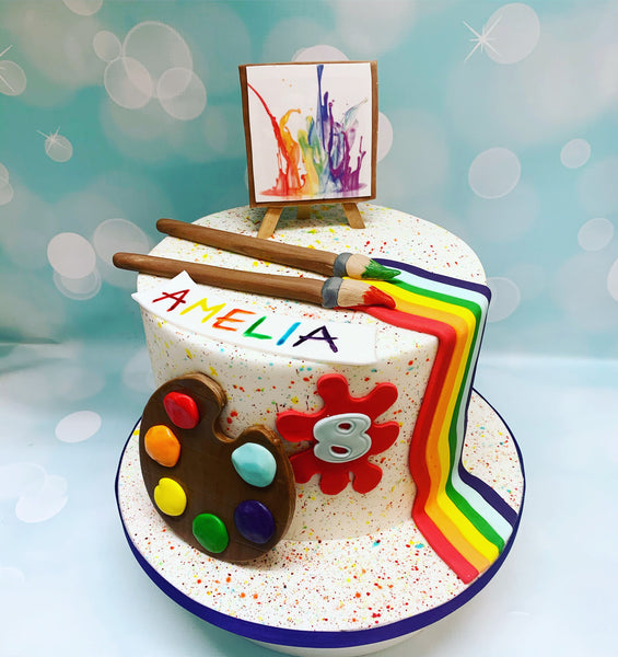 Arty Painter Birthday Cake