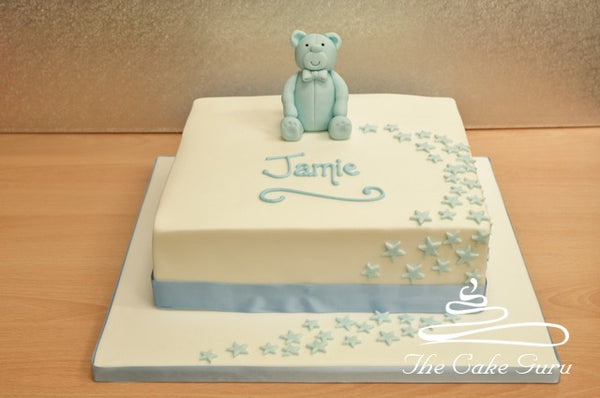 Teddy and Stars Birthday Cake