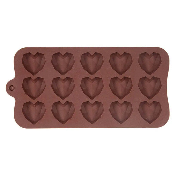 Mini Geo Heart Mould