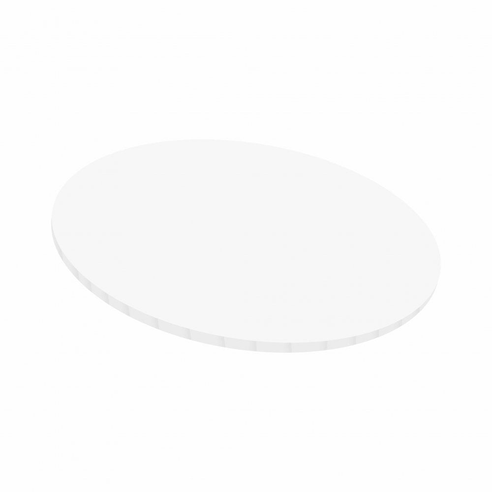 10" White Masonite Cake Board