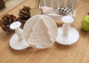 Cake Star Christmas Tree Plunger Cutter Set
