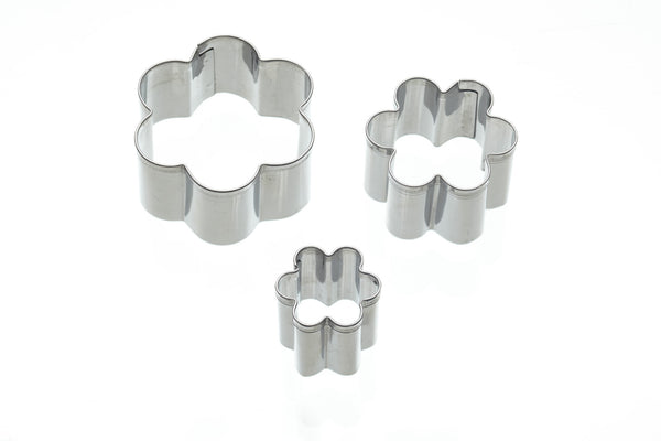 Set of 3 Flower Fondant Cutters