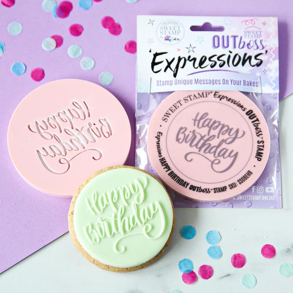 Sweet Stamp OUTboss Expressions - Happy Birthday