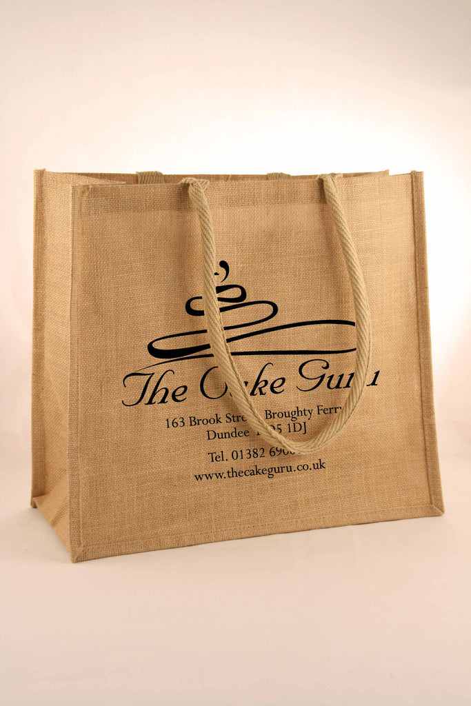 The Cake Guru Jute Shopper