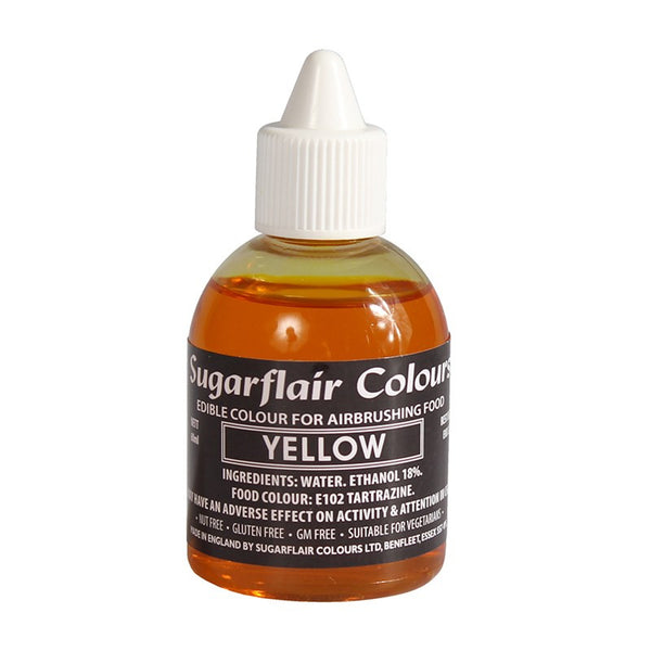 Sugarflair Airbrush Colour - Yellow