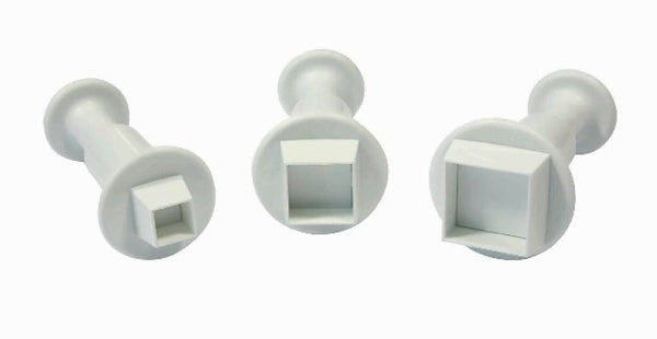 PME Square Plunger Cutter - 3 Piece Set