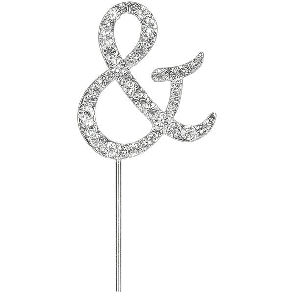 Diamante Cake Pick - Ampersand '&'