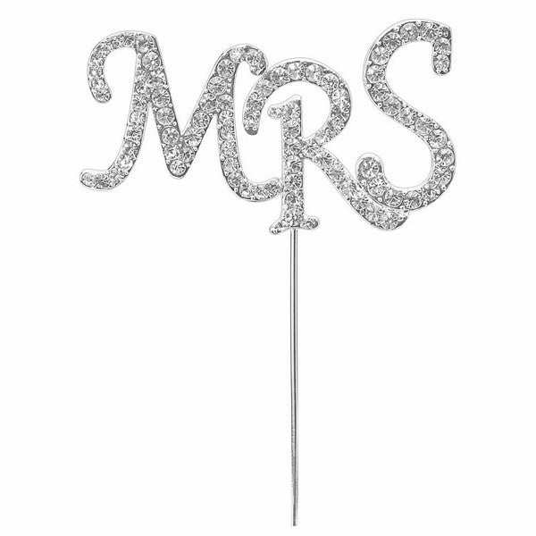 Diamante Cake Pick - Mrs