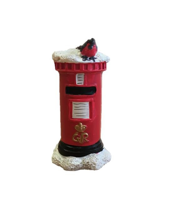 Traditional Post Box Christmas Cake Topper