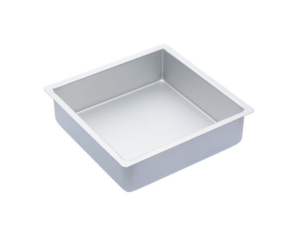 Master Class Silver Anodised 25cm/10" Square Deep Cake Pan