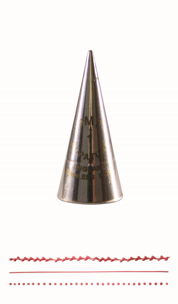 PME No.1 Supatubes Seamless Stainless Steel Icing Tube