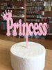 Princess Acrylic Cake Topper