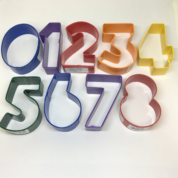 Number cookie cutters