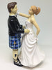 Dancing Bride and Groom Figurines