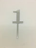 Individual Number Acrylic Cake Toppers - 1