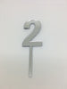 Individual Number Acrylic Cake Toppers - 2