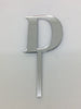 Individual Letter Acrylic Cake Toppers - D