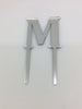 Individual Letter Acrylic Cake Toppers - M