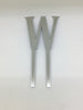 Individual Letter Acrylic Cake Toppers - W