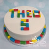 Lego Blocks/ Building Blocks Birthday Cake