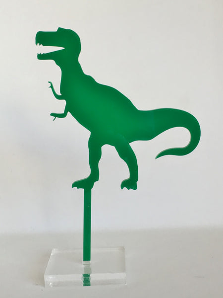 T-Rex Dinosaur Acrylic Cake Topper