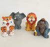Large Jungle Animals Resin Cake Topper