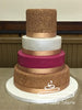 Sparkling Sugar Rose Gold Wedding Cake