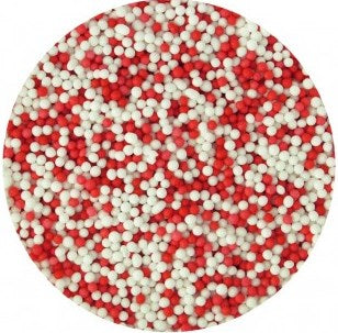 Hundreds and Thousands Sprinkles - Red and White