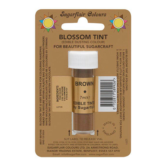 Sugarflair Blossom Tint Dusting Colours – Brown