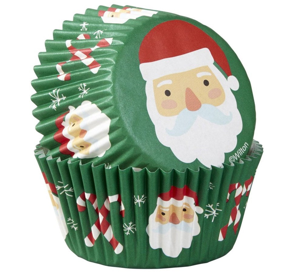 Wilton Santa and Candy Canes Cupcake Cases