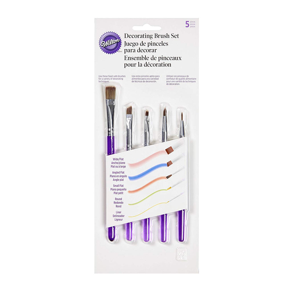 Wilton Decorating Brush Set - 5 Pieces