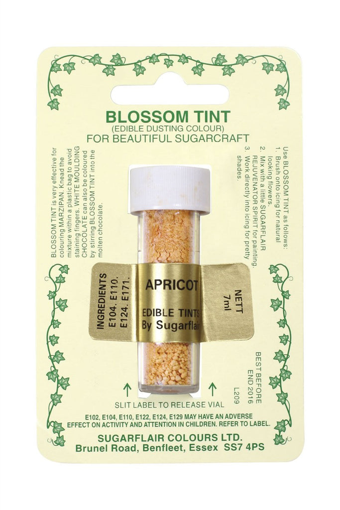 Sugarflair Blossom Tint Dusting Colours - Apricot