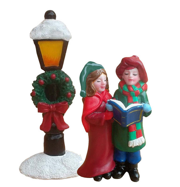 Christmas Victorian Lamp Post Cake Decoration