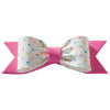 Gumpaste bow pastel pink polka dot