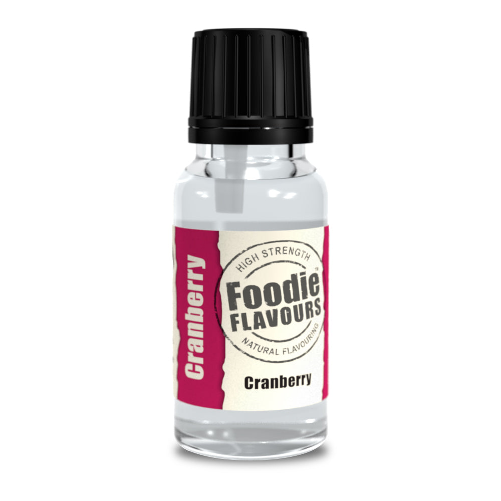 Foodie Flavours Cranberry Natural Flavouring 15ml