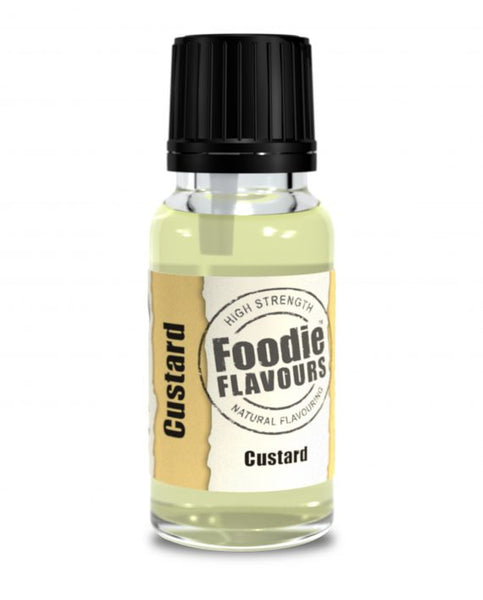Foodie Flavours Custard Natural Flavouring 15ml