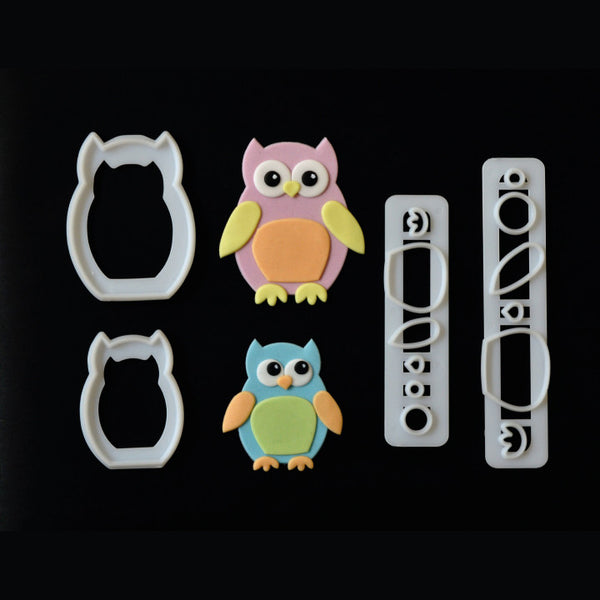 FMM Mummy & Baby Owl Cutter Set