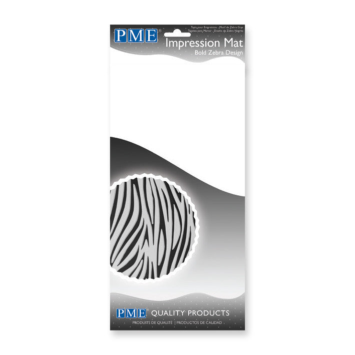 PME Bold Zebra Impression Mat