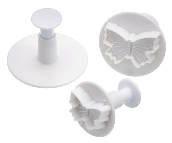 Set of 3 Butterfly Fondant Plunger Cutters