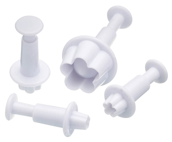 Set of 4 Daisy Fondant Plunger Cutters 