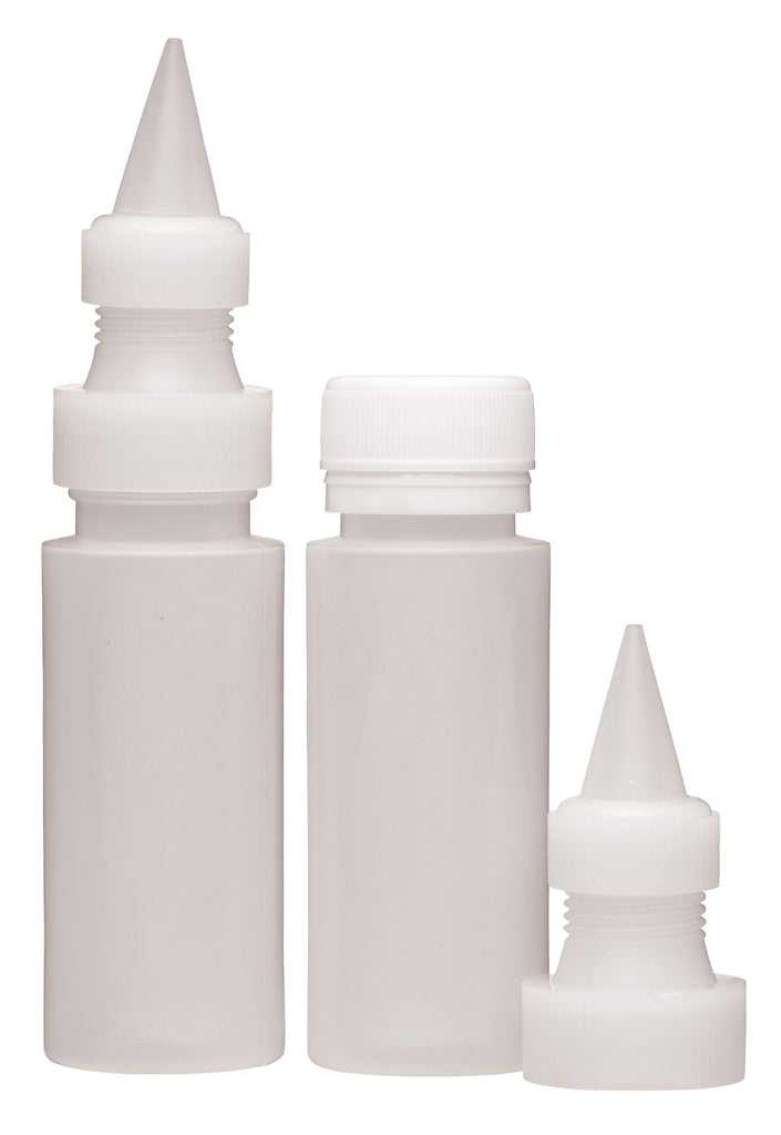 Set of 2 Fine Nozzle Icing Bottles