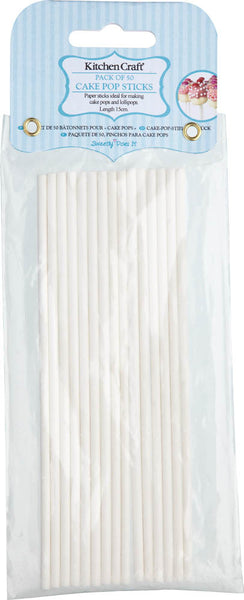 Pack of 50 Cake Pop Sticks - 15cm