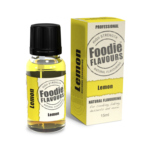 Foodie Flavours Lemon Natural Flavouring 15ml
