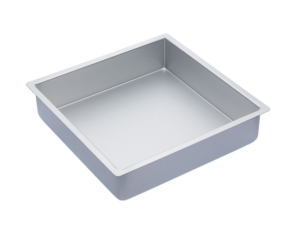 Master Class Silver Anodised 30cm/12" Square Deep Cake Pan