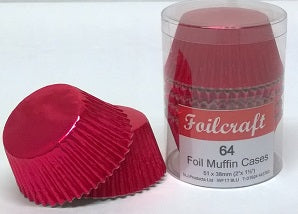 Foilcraft Red Foil Muffin Cases